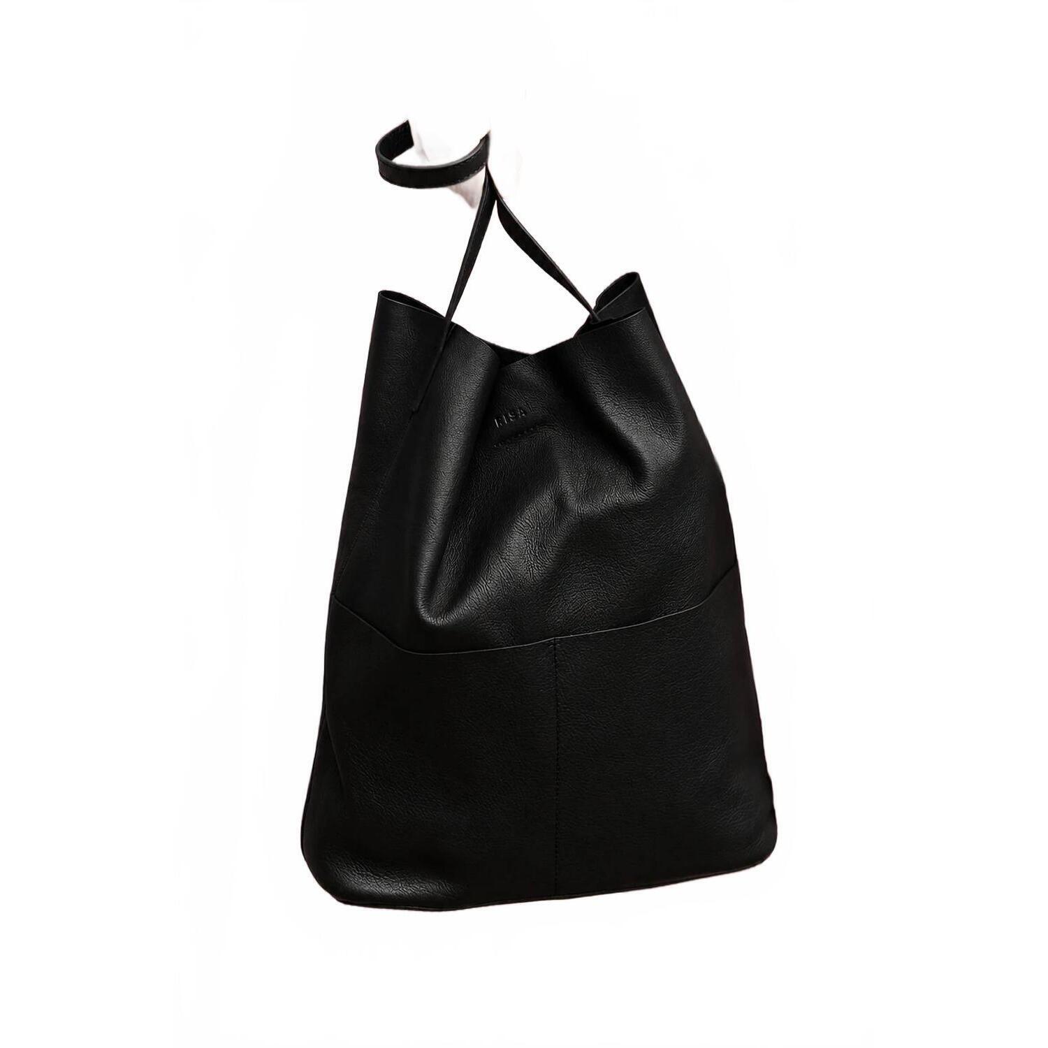 New Risa Women's Lila Pocket Tote In Black